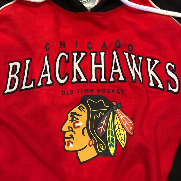 Large ladies OTH chicago blackhawks hockey hoodie - Picture 2 of 9